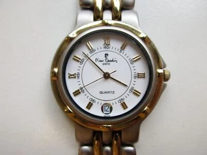 Pierre Cardin 1980's bicolor watch - Ronda cal. 705 movement - running - Picture 1 of 4
