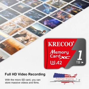 1TB 256GB Ultra Micro SD Card 128G 64GB Lot Extreme High Speed Memory TF Card - Picture 1 of 17