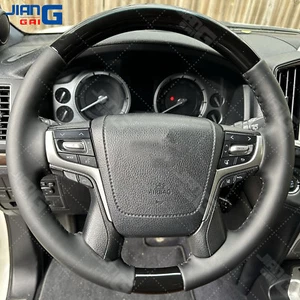 Piano Black Steering Wheel Fit Toyota Land Cruiser LC200 2016+ with Heated - Picture 1 of 9