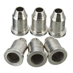 Guitar String Ferrules 6 Telecaster® Chrome 1/4' Caps - Picture 1 of 2