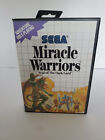 Miracle Warriors Seal Of The Dark Lord (Sega Master System) COMPLETE W/ MAP!