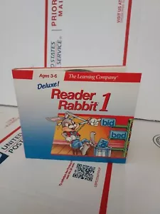 1994 The Learning Company Deluxe! Reader Rabbit 1 Ages 3-6 PC Windows MAC #162h - Picture 1 of 7
