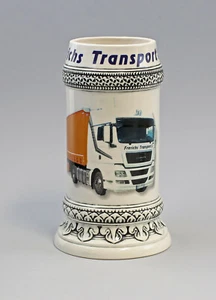 9959566 Boccale di birra in porcellana Frerichs Transport GmbH Ens 1 l H20 cm - Foto 1 di 2