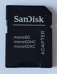 Memory Card Adapter ~ SD to MicroSD / MicroSDHC / MicroSDXC ~ SanDisk - Picture 1 of 7