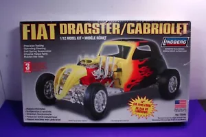 LINDBERG FIAT DRAGSTER/ CABRIOLET # 73043 SCALE 1/12 "NEW" - Picture 1 of 7