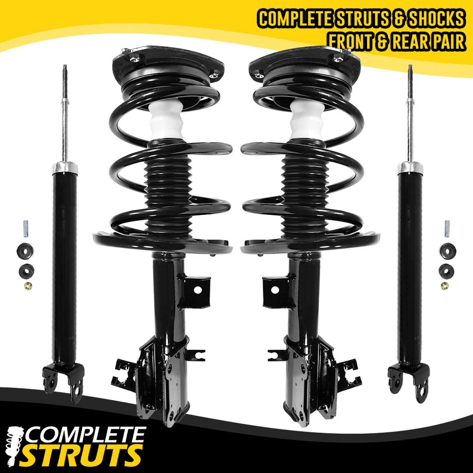 Front Quick Complete Struts & Rear Bare Shock Absorbers for 09-14 Nissan Maxima Foto 1 de 4