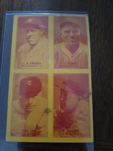 1929 Four In One Exhibit Cleveland Indians - Picture 1 of 2