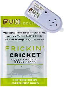 Frickin' Cricket Hidden Annoying Chirping Joke Gag Prank Sound