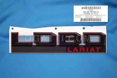 СОВЕРШЕННО НОВАЯ ОРИГИНАЛЬНАЯ ЭМБЛЕМА КРЫЛА 2015-2017 FORD F150 LOBO LARIAT LH SIDE GL3Z-16720-H - Изображение 1 из 3