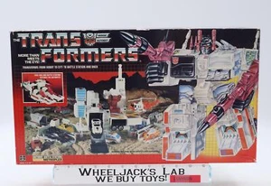 Metroplex RT W/BOX & INSERT 100% Complete 1985 Vintage G1 Transformers Figure - Picture 1 of 14