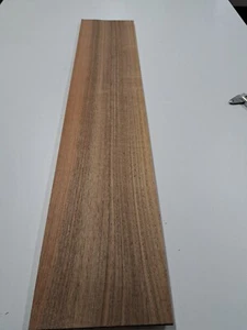 Constructional Euro Walnut Veneer - 1 NATURAL WOOD Sheet - 910mm x 185mm x 1.7mm - Picture 1 of 5