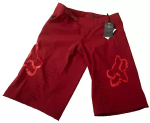 Fox Racing MTB Shorts (UA1) Chili Red Defend (JSF6) New NWT 34 Bicycle S22972 - Picture 1 of 10