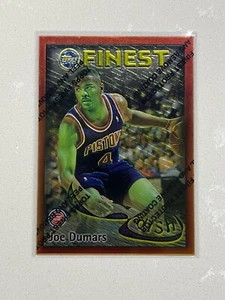 1995-96 Topps Finest Dish & Swish Joe Dumars & Grant Hill #DS8 - Picture 1 of 2