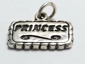 Damen Sterlingsilber 925 Prinzessin Charm/Anhänger kostenloser Versand #81680 - Bild 1 von 4
