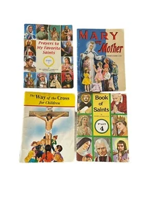 St. Joseph Picture Books Lot Of 4 Books Dated 1978-2002 Catholic Children Books - Picture 1 of 6
