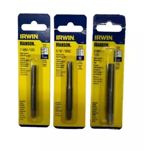 IRWIN Hanson 8331, 8127, 8336 High Carbon Steel Plug Tap (LOT OF 3) **SALE** - Picture 1 of 4