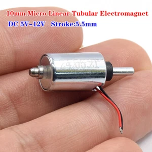 DC6V-12V 7.4V Push-Pull Type Micro Linear Tubular Solenoid Magnet Electromagnet - Picture 1 of 8