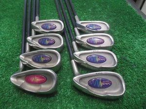 CLEVELAND VAS 792 IRON SET 3-PW SW GOLF CLUBS STIFF GRAPHITE NO 9 IRON ag - Picture 1 of 12