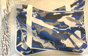 Bling Star GRFX-RZRBD POL-RZR- 800/900 - Blue Door Sides graphics - Picture 1 of 3