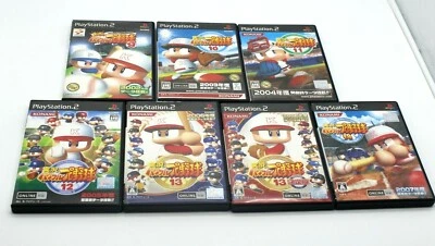 Lot 7 PS2 Jikkyo Powerful Pro Baseball 9/10/11/12/13/14 Sony PlayStation2 NTSC-J - Image 1 of 4