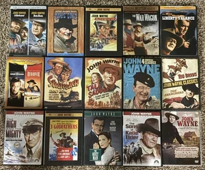 JOHN WAYNE: 26 Movie DVD Set - True Grit, Quiet Man, Red River, Big Jake, MORE! - Picture 1 of 2