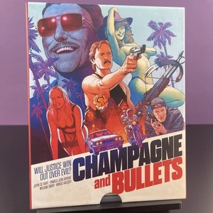 Champagne and Bullets (Blu-ray, 1993) Vinegar Syndrome VSA w/Slipcase • NEW •OOP - Picture 1 of 8
