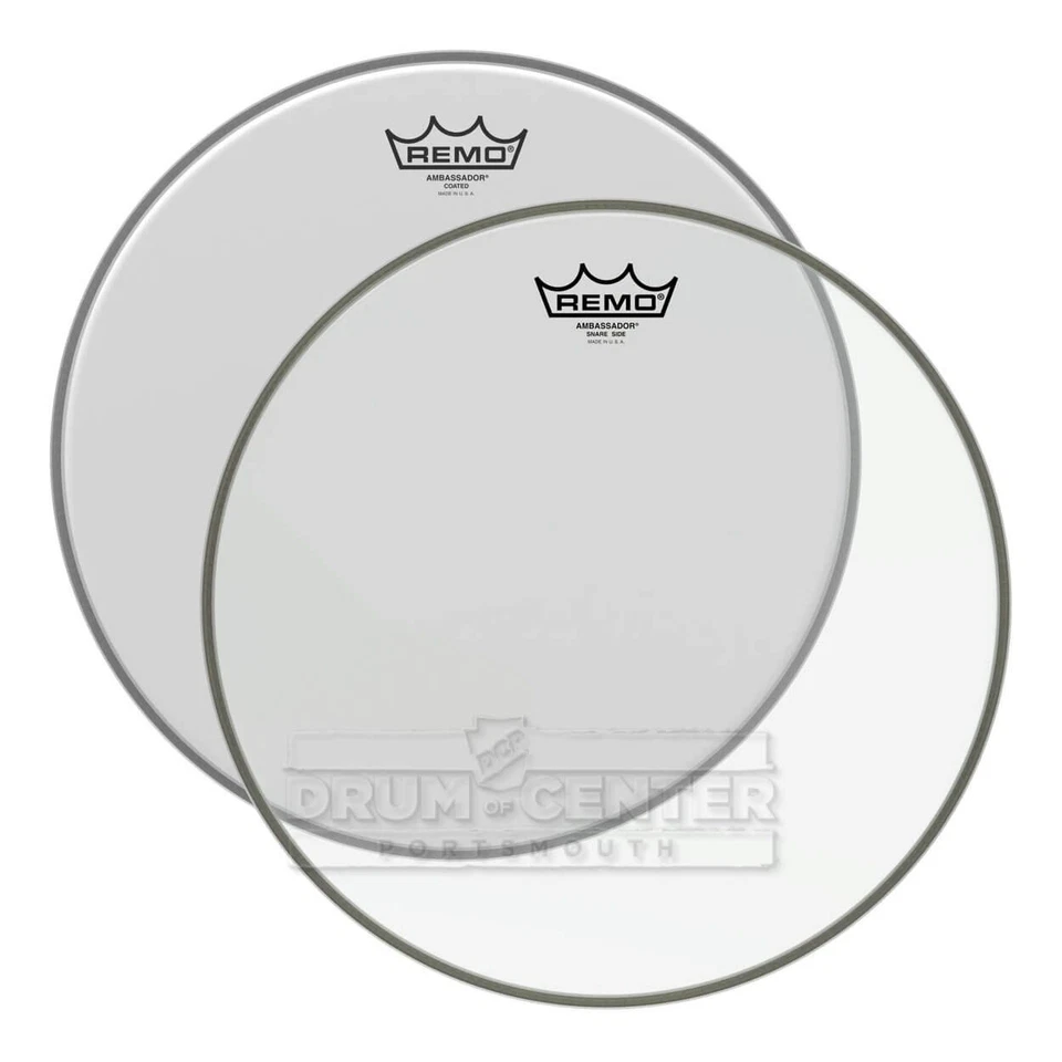 Remo Ambassador Coated/Hazy Drumhead Pack 14"