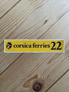 Corsica Ferries 2022 NEU Orig Aufkleber Italien Fähre Sardinien Korsika Sticker - Bild 1 von 3