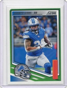 2025 Score - Jahmyr Gibbs #33 Detroit Lions - Picture 1 of 2