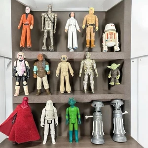 Star Wars Vintage 70s-80s Lot Loose Figures Includes Rare & Common - Picture 1 of 8
