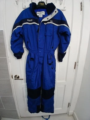 Terno esportivo vintage Columbia Tectonite peça única esqui neve snowmobile meninos 14/16 - Imagem 1 de 4