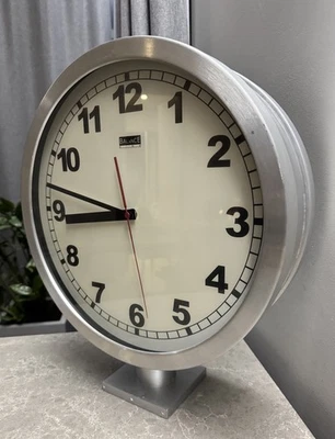 Balance Time Double Sided Station Clock Quartz Big Clock - Image 1 of 4
