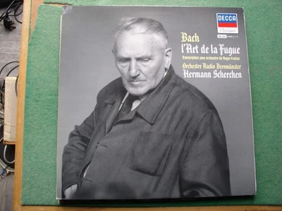 HERMANN SCHERCHEN:   BACH L'ART DE LA FUGUE  411 906-1  CON EX - Image 1 of 4
