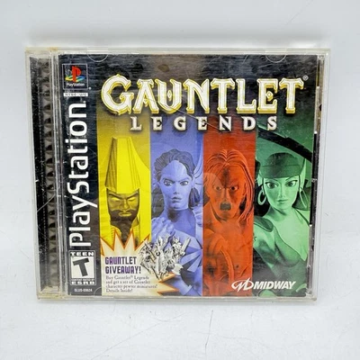 Gauntlet Legends (Sony PlayStation 1, 2000) PS1 Complete CIB W/Reg Card - Image 1 of 4