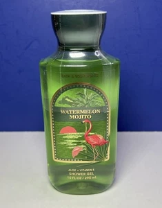 Bath & Body Works Wassermelone Mojito Aloe + Vitamin E Duschgel 10 fl. Oz. - NEU - Bild 1 von 6