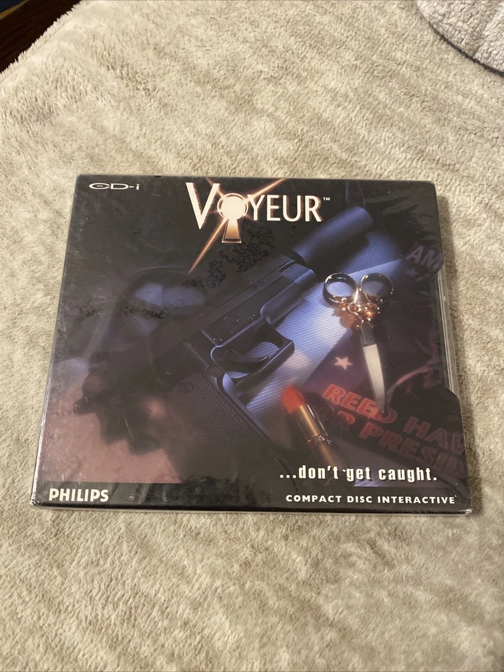 Voyeur (Philips CD-i, 1993) NEW FACTORY SEALED VIDEO GAME - Image 1 of 4