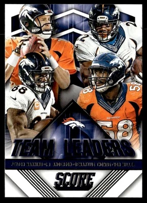 2015 Score #25 Anderson/Thomas/Peyton Manning /Von Miller Broncos Team Leaders - Image 1 of 2