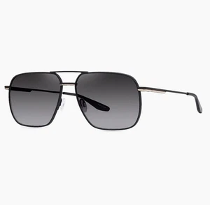 Barton Perreira 007 Legacy Royale Navigator 61 mm schwarze Pilotenbrille neu - Bild 1 von 14