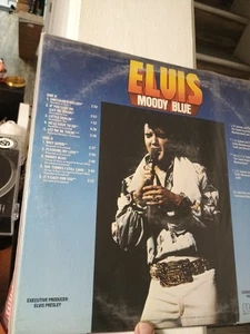Elvis Presley- Moody Blue- LP 1977 RCA Victor AFL1-2428 Blue Vinyl VG+ - Picture 1 of 7