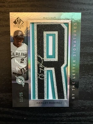 Parche automático Hanley Ramírez 2007 UD SP auténtico por letra R firmas 25/11 Foto 1 de 2
