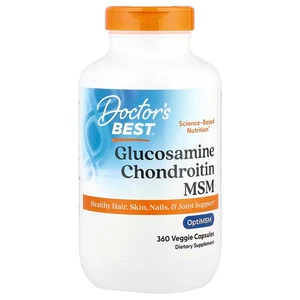 Doctor's Best Glucosamin Chondroitin MSM mit OptiMSM 360 Kapseln | Gelenkgesundheit - Bild 1 von 2