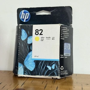 HP C4913A (Nr. 82) Tintenpatrone Gelb für DesignJet Drucker - versiegelt abgelaufen - Bild 1 von 8
