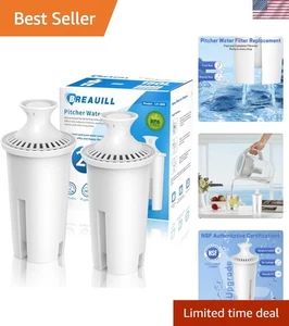 Hocheffizienter 2er-Pack Wasserkrug Filter Ersatz - NSF-zertifizierte Qualität - Bild 1 von 11