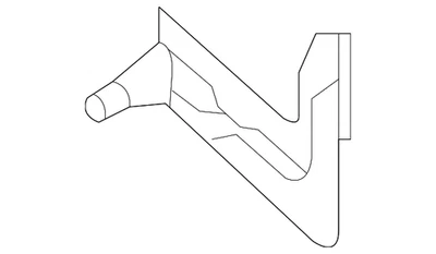 Protector de barro genuino Nissan Pathfinder 2013-2020 63850-3KL1B Foto 1 de 2