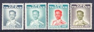 Thailand 291a, 292a, 293, 295 Mint 1951-60 definitive high values CV $550 - Picture 1 of 2