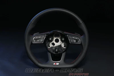 8W0419091GF Leather Steering Tiptronic Multifunction OEM Audi S4 8W B9 S5 F5 - Image 1 of 4