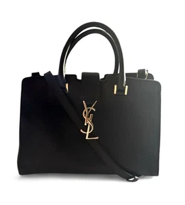 🖤 Saint Laurent Cabas Downtown Baby - schwarzes Leder - inklusive Entrupy COA 🖤 - Bild 1 von 17