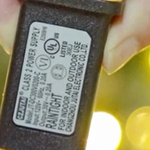 Transformador 6W Iluminación 4 Secciones para Árbol de Navidad Cadena de Luz Instantánea - Imagen 1 de 2