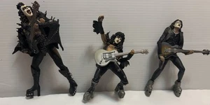 KISS Alive Set of McFarlane Action Figures Paul Stanley Gene Simmons Ace Frehley - Picture 1 of 16