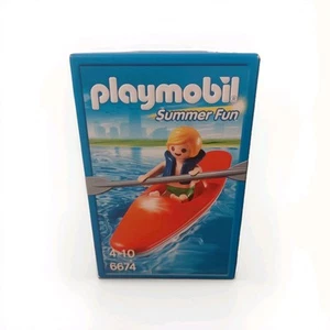 Playmobil Summer Fun 6674: Enfant Et Kayak/ Boîte Neuve Et Non Ouverte - Imagen 1 de 4